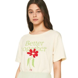 Camiseta De Algodon Estampado Better de Compañia Fantastica